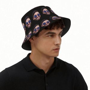 Chapeau Bob Personnalisable avec Photo, Style Original, Motif Dessin Animé Personnalisé, Chapeau de Plage pour Hommes et Femmes pour Voyages d'Été et Vacances - Product Image 5