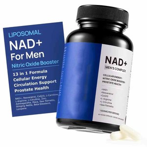 Compléments alimentaires à base de plantes pour hommes OEM NAD+ Capsules végétaliennes pour hommes Stimuler l'énergie cellulaire, la vitalité et la longévité Complément énergétique à base de plantes - Product Image 1