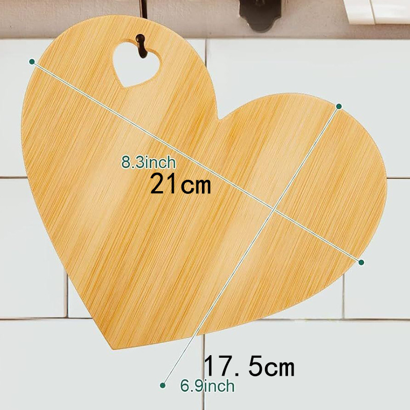 Tablero en forma de corazón 21*17,5*1