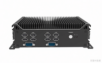 Mini PC Industri Intel Core i5 2 RS232/RS485 32-bit GPIO 9V~36V Konektor Phoenix 8-10*Port USB tanpa kipas micro pc