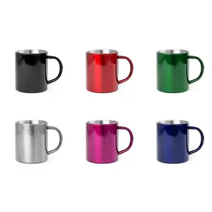 Tazza in acciaio inossidabile bicolore per merchandising personalizzato - Product Image 1