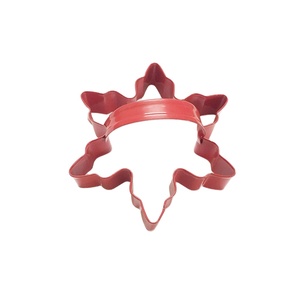 Taglierino per biscotti in acciaio inossidabile con manico <span class=keywords><strong>fiocco</strong></span> <span class=keywords><strong>di</strong></span> <span class=keywords><strong>neve</strong></span> in metallo natale Cookie cutter personalizzato - Product Image 2