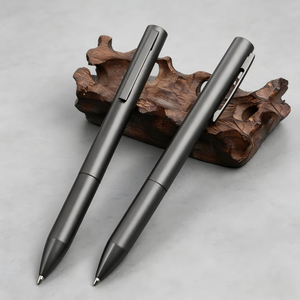 Penna a Sfera in Metallo Opaco Premium con Meccanismo a Torsione, Regalo Aziendale, Logo Personalizzabile, Punta 1.0mm, Inchiostro Nero/Blu per Scrittura Quotidiana e Uso in Ufficio - Product Image 1