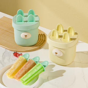 Moldes para Helados Reutilizables, Libres de BPA, de 4 Piezas, Diseño de Fácil Desmolde, para Preparar Helados Caseros - Product Image 5