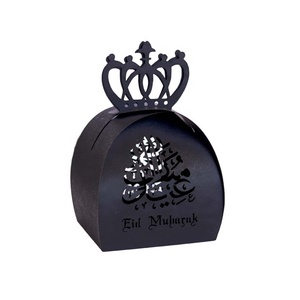 Hot Sale Gold Silver <strong>Eid</strong> Mubarak Black Hollow Candy <strong>Gift</strong> <strong>Box</strong> Ramadan Decorations Islamic Party Happy <strong>Eid</strong> Mubarak Snacks <strong>Box</strong> - Product Image 6