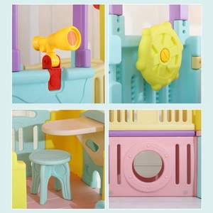 Children's Indoor Playground Equipment Toddler Climber Tunnel Playhouse PE Plastic Slide for Kids Outdoor <strong>Playsets</strong> for <strong>Garden</strong> - Product Image 3
