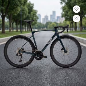 Vélo de route Cube, cadre en carbone, roues 700c, freins à disque doubles, 12 vitesses, vélo de course - Product Image 3