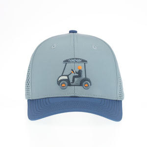 Casquette de <span class=keywords><strong>golf</strong></span> personnalisée extensible perforée au laser, 6 panneaux, avec bande anti-transpiration rafraîchissante, broderie pour voiturette de <span class=keywords><strong>golf</strong></span>, fermeture snapback, OEM - Product Image 2