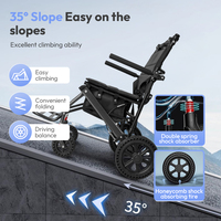 Accueil Personnes âgées Handcart pliable aide à la mobilité caddie quatre roues équipement de soins pour personnes âgées