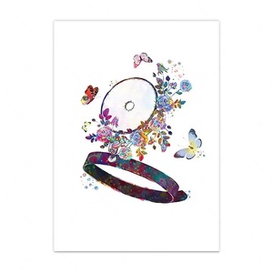 Art mural anatomique de l'oreille interne de la cochlée Peinture sur toile Art Déco Style Nordic Poster Prints for Medical Clinic Decor - Product Image 5