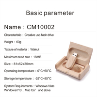 GJUS22 Personnalisé USB Flash Drive En Bois Pen Drive 64gb gb gb 8 16 32gb 4 go Usb 2.0 U Disque Memory Stick Cadeau Spécial
