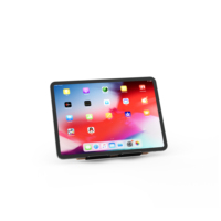 Serre-livres en bois de noyer réglable personnalisé support pliable pour ordinateur portable et tablette pour iPad présentoir ergonomique pour ordinateur portable