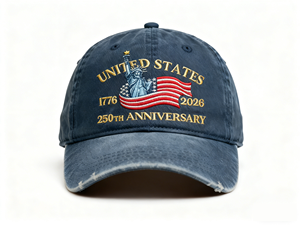 Özel Beyzbol Şapkaları Vintage Eskitme Görünümlü Şapka Nakışlı 2026 250. Yüzyıl Dönümü ABD Kartalı Amerika Birleşik Devletleri 250. Yıldönümü Şapkası - Product Image 6