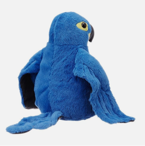 ตุ๊กตานกแก้วสีน้ำเงินแบบกำหนดเอง ตุ๊กตาแมคอว์นุ่มนิ่ม ของเล่นตุ๊กตาผ้าฝ้าย PP ปักลาย พร้อมอุปกรณ์เสริม ผู้จัดจำหน่ายขายส่งออนไลน์จากจีน - Product Image 6