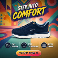 Chaussures de sport en maille respirante à lacets pour hommes, marque privée, entièrement personnalisables, légères, pour le skate et la marche décontractée, vente en gros