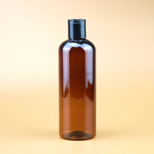 <span class=keywords><strong>Bouteille</strong></span> en plastique PET extrudée personnalisée de 100 ml / 250 ml pour lotion cosmétique, gel douche, avec bouchon à disque et pompe de scellage - Product Image 1