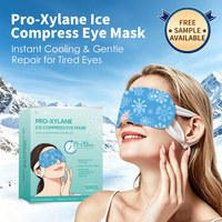 Nouveauté : Masque oculaire hydrogel confortable, compresse froide pour les yeux, soulagement de la douleur