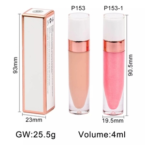 <span class=keywords><strong>Gloss</strong></span> à lèvres liquide minéral végétalien nude personnalisé, haute pigmentation, imperméable, longue durée, écran solaire, marque privée - Product Image 3