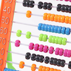 Foska, juguete educativo para escuela <span class=keywords><strong>primaria</strong></span>, contador de cuentas de plástico de ábaco colorido para profesores, enseñanza para niños de jardín de infantes - Product Image 3