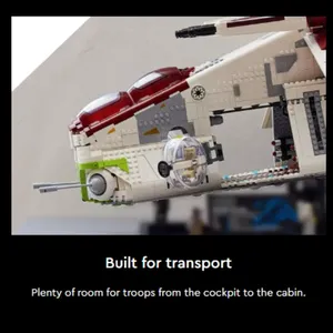 Set de Construcción de Nave Espacial de la República, 3292 Piezas, Réplica del Destructor de Naves Estelares 75309, Rompecabezas de Plástico para Armar, Juguete para Mayores de 14 Años - Product Image 3