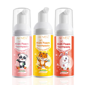 Mousse nettoyante <span class=keywords><strong>pour</strong></span> les dents de bébé à saveur naturelle et biologique de fruits avec logo personnalisé <span class=keywords><strong>dentifrice</strong></span> moussant frais blanchissant <span class=keywords><strong>pour</strong></span> enfants - Product Image 1