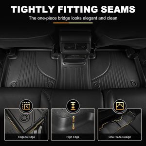 Alfombrillas de Piso al por Mayor para <span class=keywords><strong>HRV</strong></span>/Acura ADX <span class=keywords><strong>2023</strong></span>-2026, Alfombrillas 3D Personalizadas OLIVER de 4 Pulgadas de Grosor para la 1ª/2ª Fila/Maletero - Product Image 5