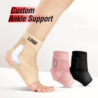 Attelle de cheville élastique légère OEM, manchon de compression pour gymnastique, danse, course à pied, exercice, entraînement sportif
