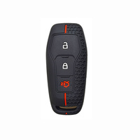 Étui de protection en silicone à 3 boutons pour clé de voiture Ford Figo 2017, Mondeo 5, Ecosport, Puma 2020, Fiesta Mk8, Everest, Ranger – Accessoire