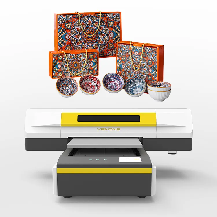 Id Card Printers 2022 Hot Koop Digitale Inkjet Printer 6090 Uv Printer