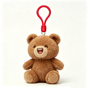 Customized Brown <b>bear</b> plush keychain, mini teddy <b>bear</b> bag charm, <b>cute</b> <b>bear</b> hanging plush pendant, small stuffed <b>bear</b> backpack - Product Image 2