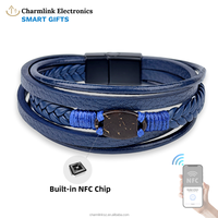 Offre Spéciale personnalisable noix de coco cuir NFC Bracelet boucle magnétique LF/HF 213 RFID Interface carte de contrôle d'accès pas d'application