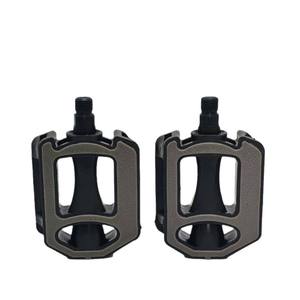 Pédales de vélo de montagne, axe en acier de 14mm, roulement à billes, ensemble de pédales en plastique et caoutchouc durables pour vélos de montagne - Product Image 1