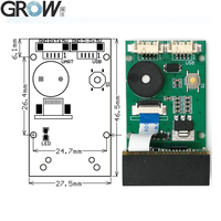 Module de lecteur de codes-barres intégré GROW GM67 DC5V à détection automatique, lecteur de codes QR USB UART, moteur de numérisation pour Windows