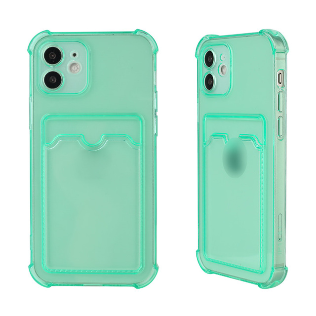 Cheap Price Transparent TPU Phone case for Smasung A22 Mobile Phone Protector Back Cover with Card Bag Fundas De Celulares