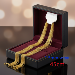 Cadena de Acero Inoxidable al por Mayor a Precio Económico, Cadena con Cierre, Collar de Acero Inoxidable para Fabricación de Joyas - Product Image 4