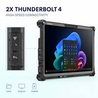 Tableta Robusta Getac F120 con Windows, Pantalla de 12.2 Pulgadas, Procesador Intel Core Ultra, IP66 para Trabajo Industrial en Exteriores