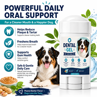 Gel réparateur buccal portable sans eau pour chiens et chats – Soin dentaire naturel pour animaux, blanchissant et éliminateur de tartre