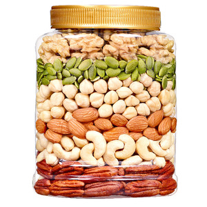 Paquete diario de bocadillos de nueces <span class=keywords><strong>y</strong></span> frutas secas mixtas con nueces Semillas de calabaza Cacahuetes para niños Mujeres embarazadas Bocadillos salados saludables - Product Image 1