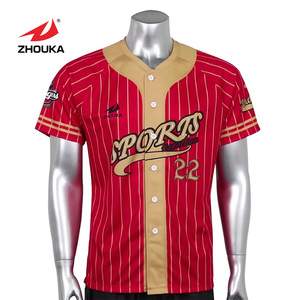Custom Order baseball jersey latest style fast shipping red sublimation baseball jerseys - Product Image 1