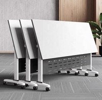 Fabricant chinois de bureaux pliants en bois, table de formation moderne pour bureau, école, bâtiment, pliable, montage facile