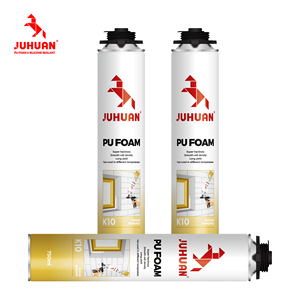 Scellant en <span class=keywords><strong>mousse</strong></span> de polyuréthane PU monocouche JUHUAN K10 pour l'installation de fenêtres et de portes avec une forte expansion - Product Image 2