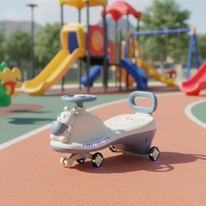 Voiture à bascule pour enfants de <span class=keywords><strong>1</strong></span> à 5 ans, quatre roues universelles silencieuses, couleurs mélangées, voiture à bascule pour enfants, prix bas, jouets à roulettes pour bébé - Product Image 2