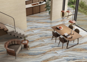 Carreaux de mur et de sol intérieurs en porcelaine polie brillante à texture marbrée moderne et élégante pour hôtel et <span class=keywords><strong>maison</strong></span> 900x1800 - Product Image 6