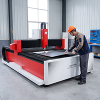 Découpeuse laser fibre CNC 3015 3000W pour métaux, excellent rapport qualité-prix, avec plateforme unique et certificat CE