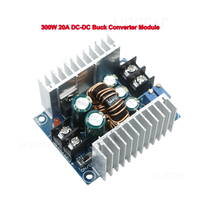 Module d'alimentation convertisseur abaisseur DC-DC 6-40V vers 1.2-36V 20A 300W CC CV, régulateur abaisseur réglable pour pilote LED et charge de batterie