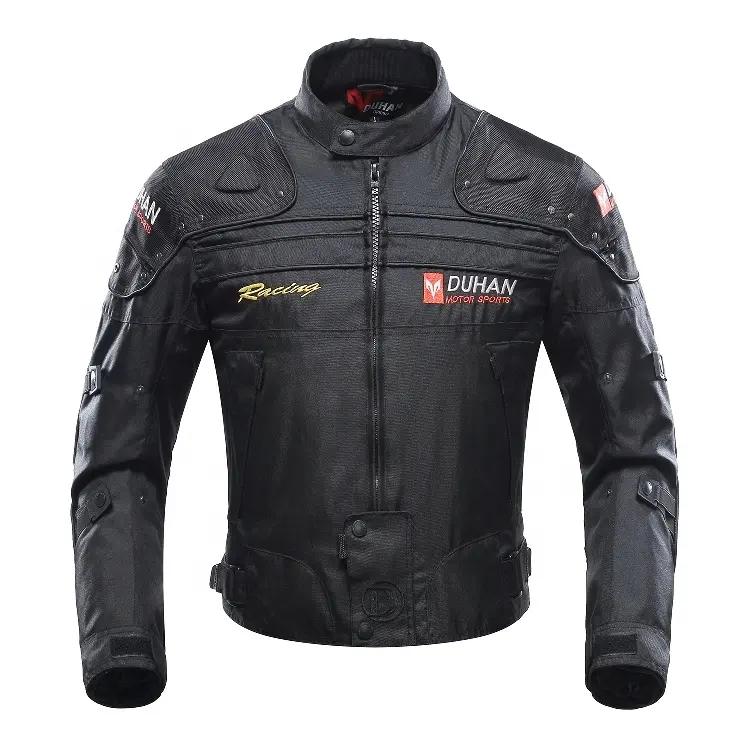 DUHAN Motorcycle Jacket Motorbike Windproof Riding Jacket with Removable Cotton Lining