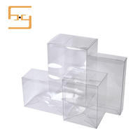 Boîte de protection transparente en PET/PVC de qualité supérieure, épaisseur 0,50 mm, matériaux recyclés, gaufrage, logo personnalisé, boîte de présentation jetable pour jouets