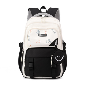 Custom Designer Black Nylon Cute Small <b>Mini</b> <b>Printed</b> Luxury College School Fashion Girl Bookbags - Product Image 6
