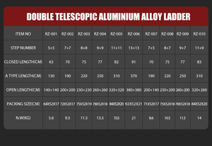 Thang gấp nhôm hai tầng kiểu A - Product Image 5