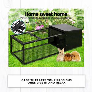 ウサギ用ケージモダンスタイル商業工業用金属ワイヤー繁殖農場用ウサギ住宅-ガーデン用品 - Product Image 6